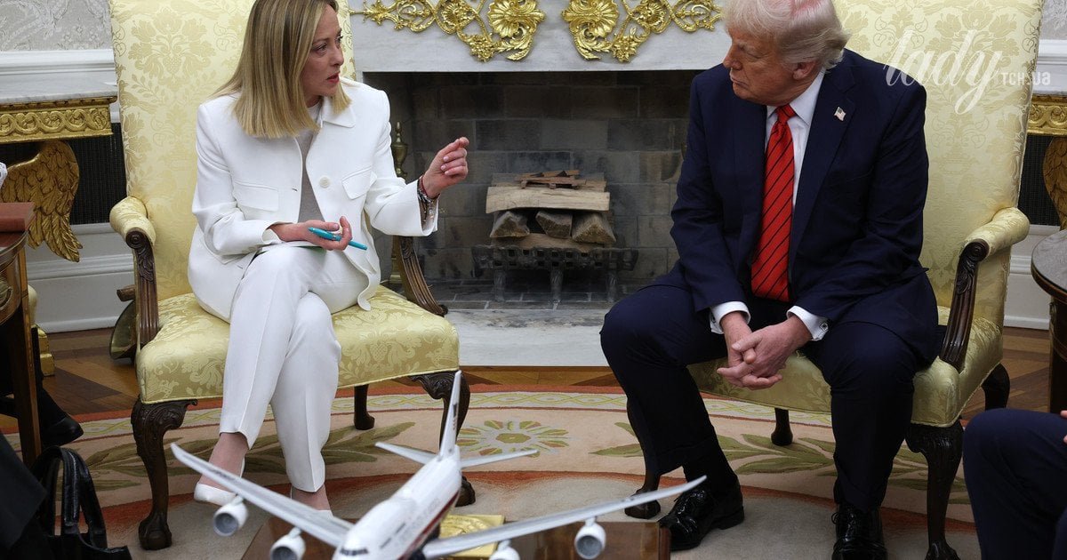 Джорджа Мелоні і Дональд Трамп