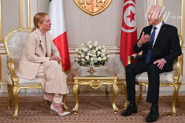 Джорджа Мелоні і Каїс Саїд / © Associated Press