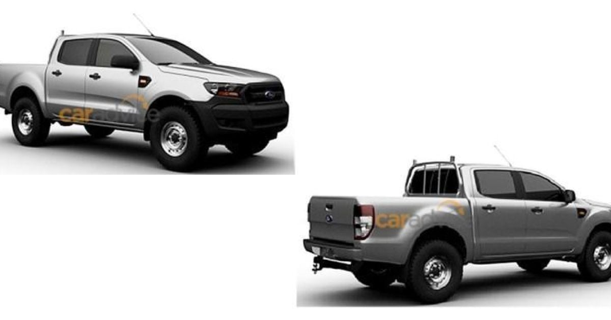В Сеть попали патентные фото нового Ford Ranger