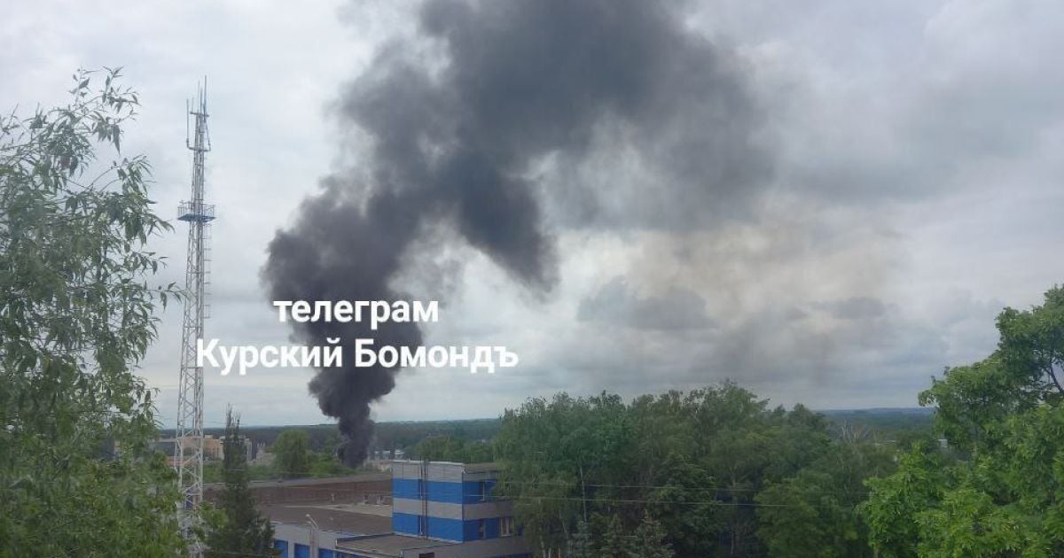 В російському Курську спалахнув тракторний завод