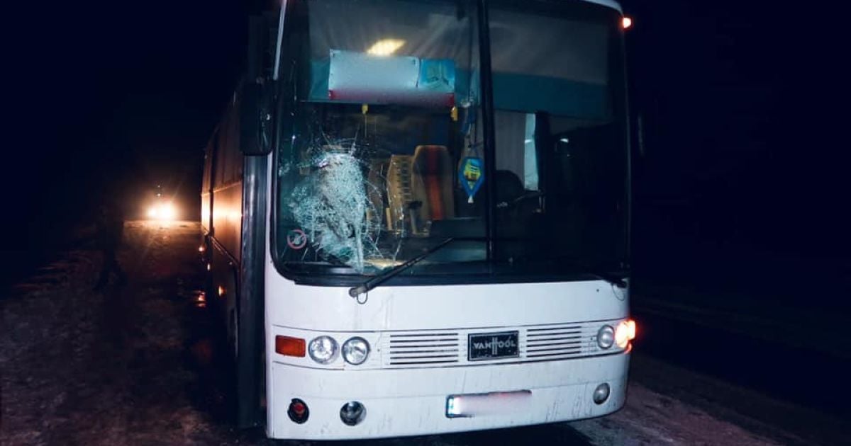 На Прикарпатті маршрутка збила на смерть чоловіка: фото