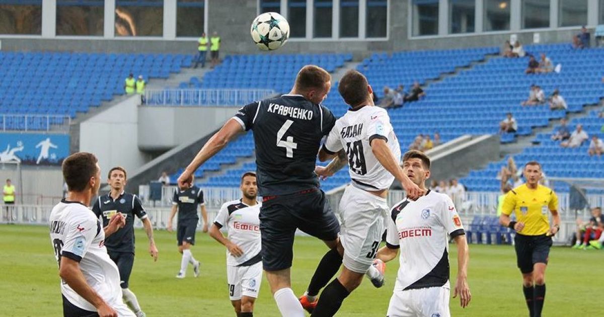 Автогол на последней минуте матча позволил "Олимпику" одолеть "Черноморец"