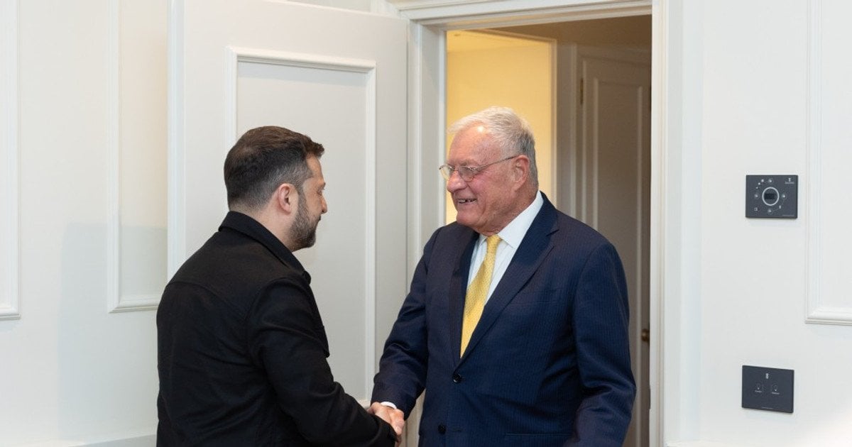 Володимир Зеленський та Кіт Келлог