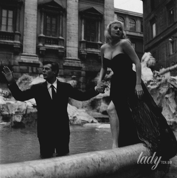 Марчелло Мастроянні та Аніта Екберг / © Getty Images