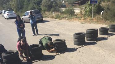 В Крыму стартовала бессрочная блокада полуострова. / © facebook.com/ayder.muzhdabaev