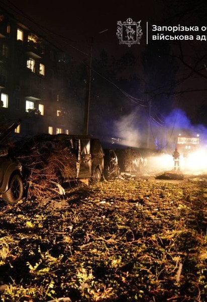Атака в Запорожье.