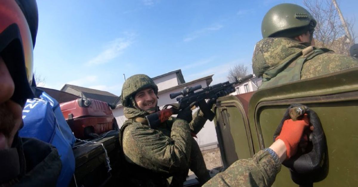 Оккупанты-мародеры в Киевской области