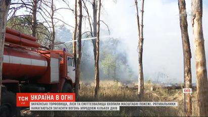 Украина в огне: в большинстве регионов царит высокий уровень пожарной опасности