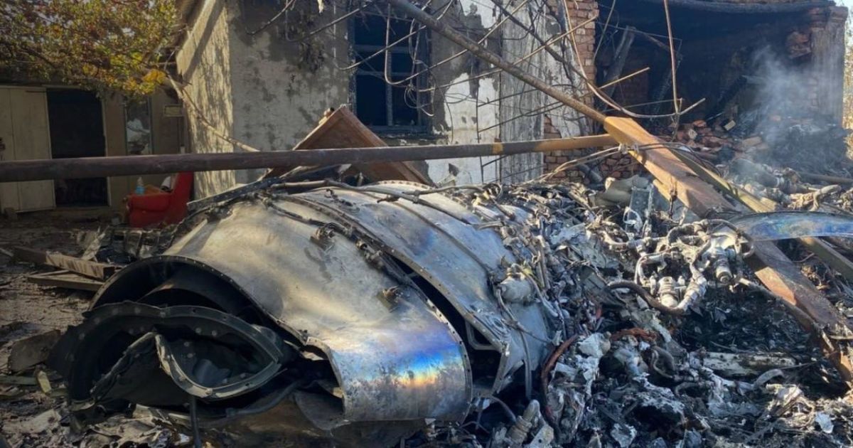 В Донецкой области сбили новейший российский стелс-БпЛА "Охотник"/Фото: Донбасс Реалии
