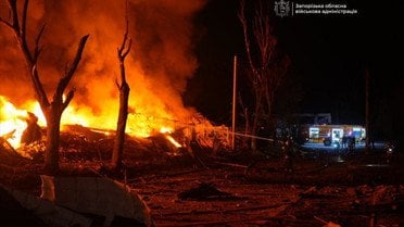 Атака на Запоріжжя_1 / © Очільник Запорізької ОВА Іван Федоров