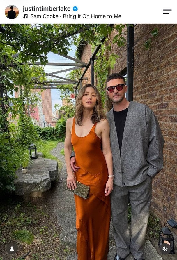 Джастін Тімберлейк і Джессіка Біл / Фото: instagram.com/justintimberlake