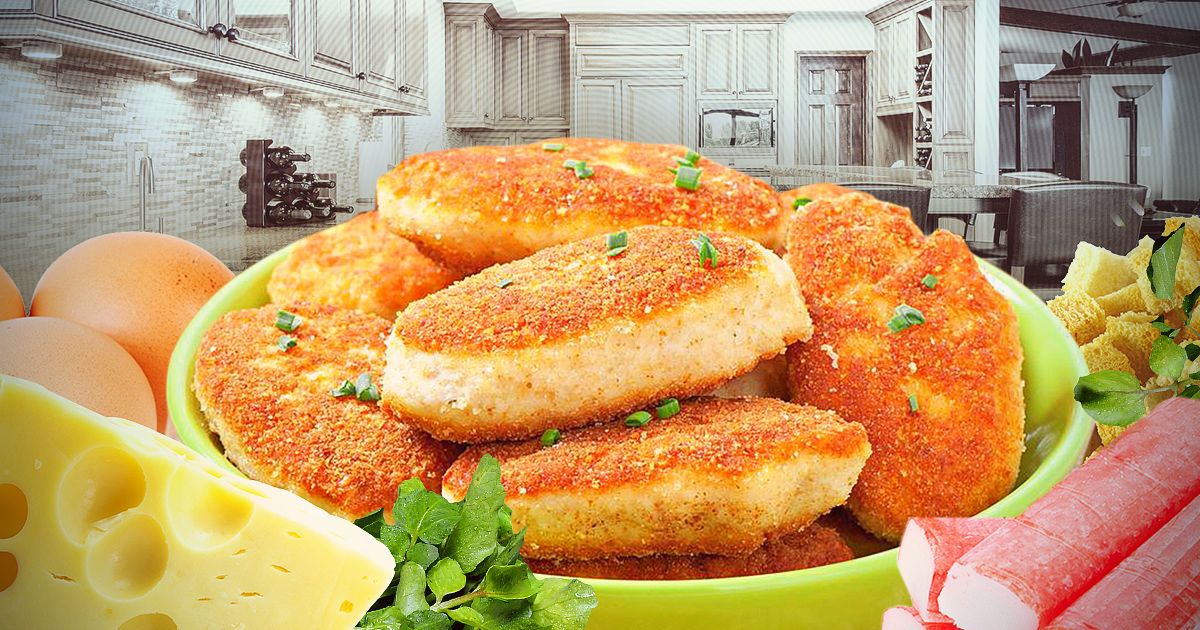 Котлеты из крабовых палочек: суперкороткий рецепт