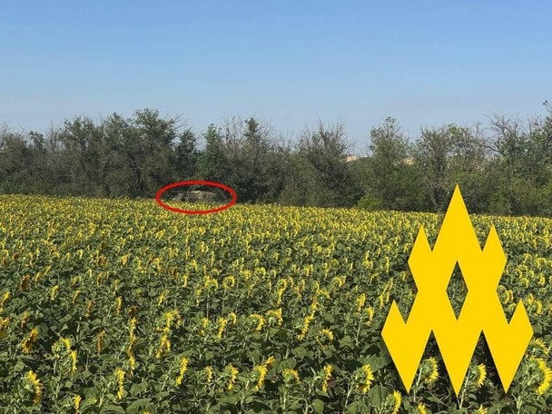 Место расположения российских танков / © Telegram / Движение "АТЕШ"