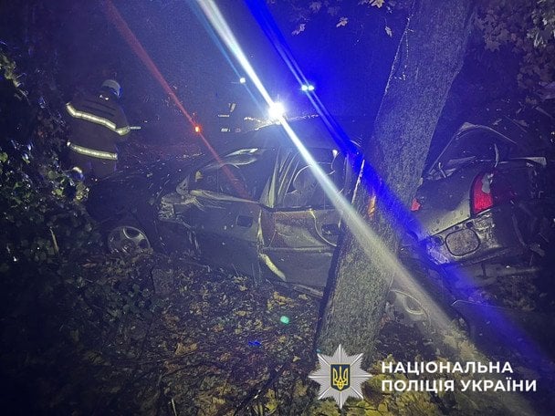Поліцейські Київщини розслідують обставини аварії у Бучанському районі / © Поліція Київської області