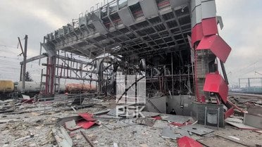 Фастов - железнодорожный вокзал уничтожен до основания