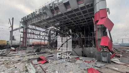 Фастів - залізничний вокзал знищено вщент