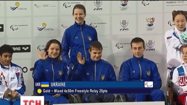 Українські паралімпійці привезли 110 медалей з Чемпіонату Європи з плавання