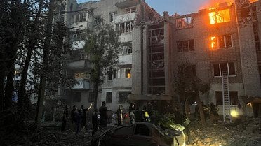 Пожежа у Львові після ракетної атаки РФ_2 / © Садовий/Facebook