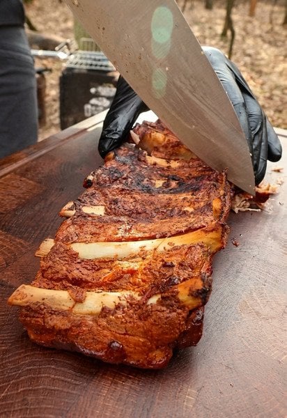 Ребрышки на решетке tiktok.com/@kubfood