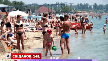 Одесские пляжи заполнены туристами