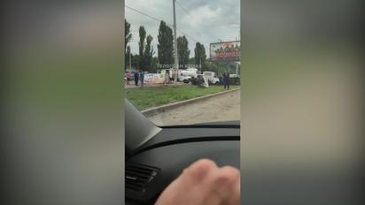 В Киеве произошла масштабная авария