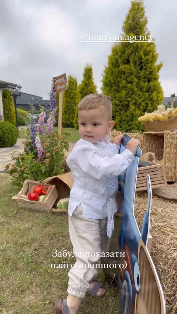 Сину Віктора Павліка і Катерини Реп'яхової виповнилося два роки / © instagram.com/repyahovakate