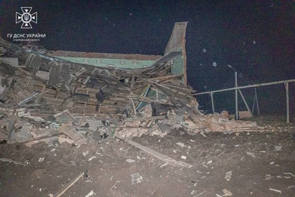 Последствия удара по Харькову вечером 2 января / © Министерство внутренних дел Украины
