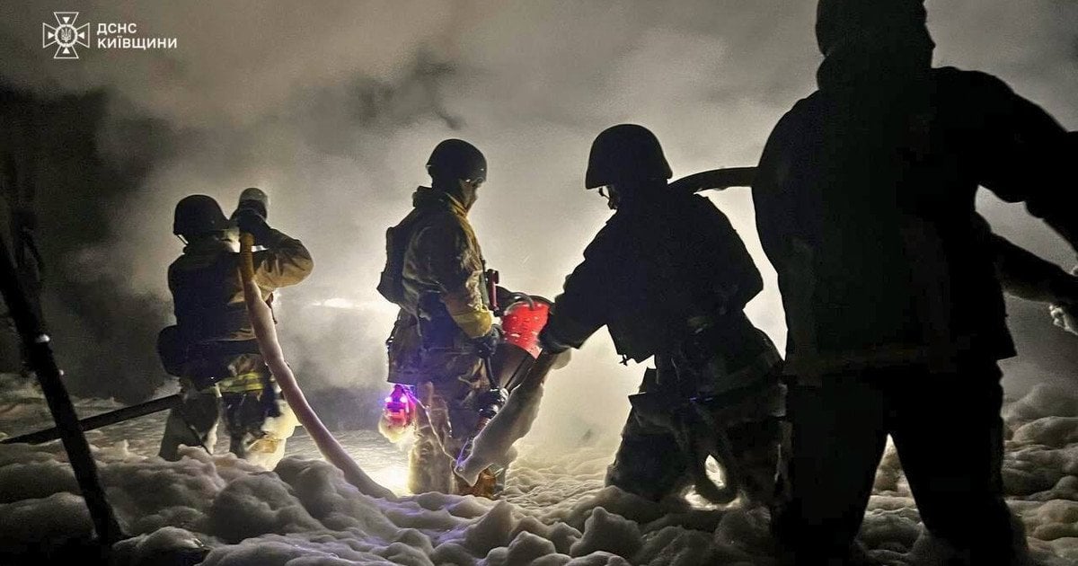 Ликвидация последствий атаки на Киевщину