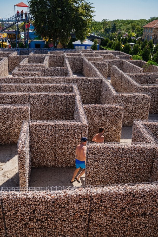 «Перший лабіринт із мушель рапанів». Фото: Лана Вєтрова. / © Facebook