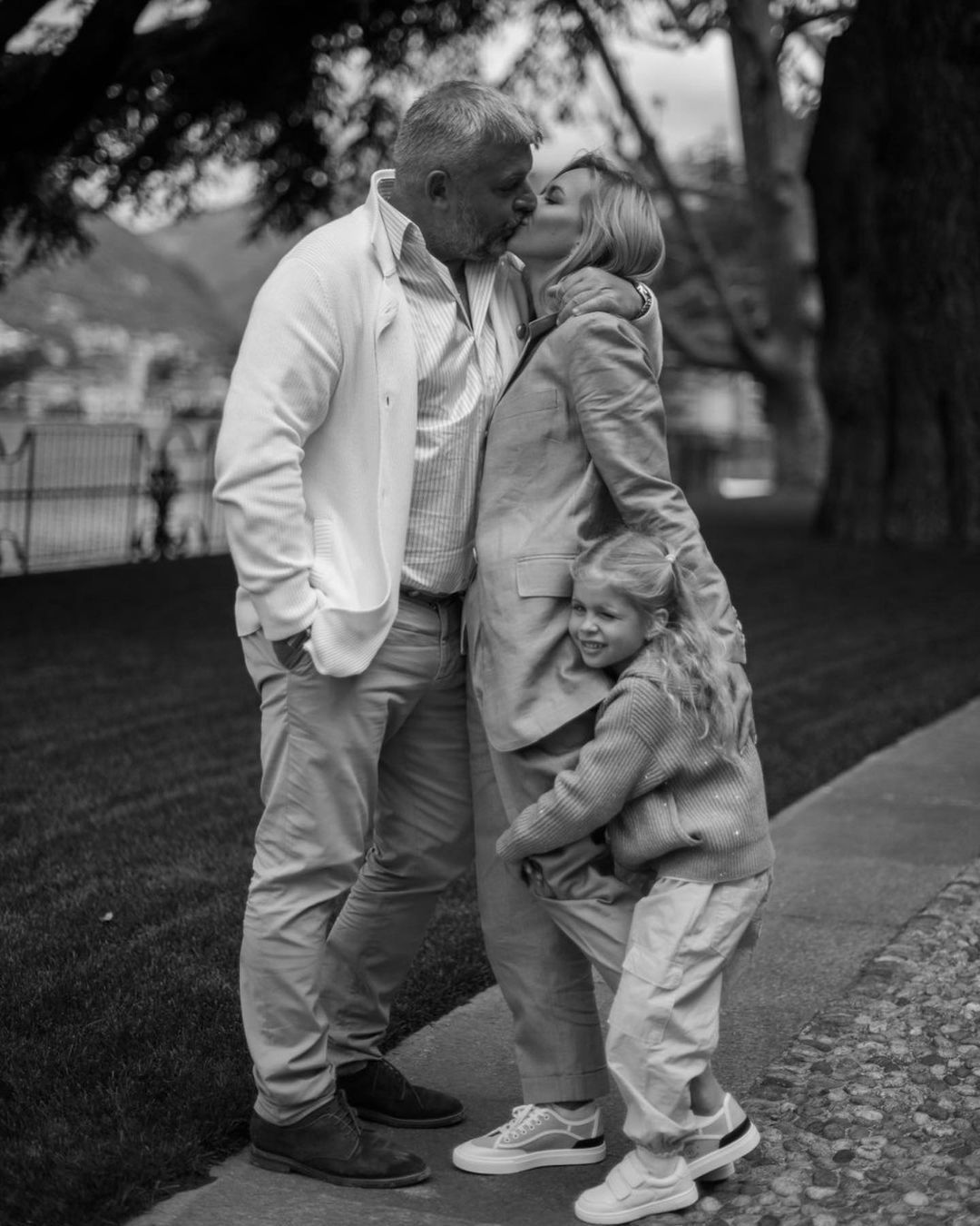 Юлия Думанская и Григорий Козловский с дочерью / © instagram.com/julia_dumanska