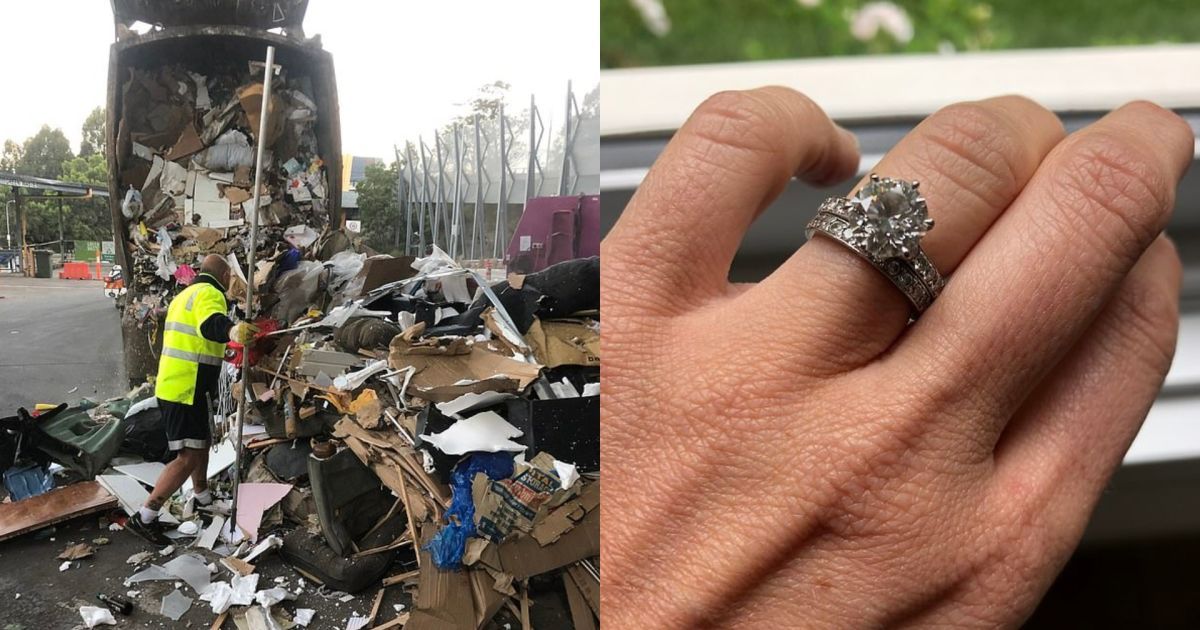 В Австралии мусорщики перерыли 30 тонн отходов в поисках обручальных колец супругов