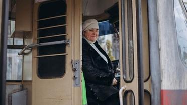 Водійка трамвая Валентина Поліщук