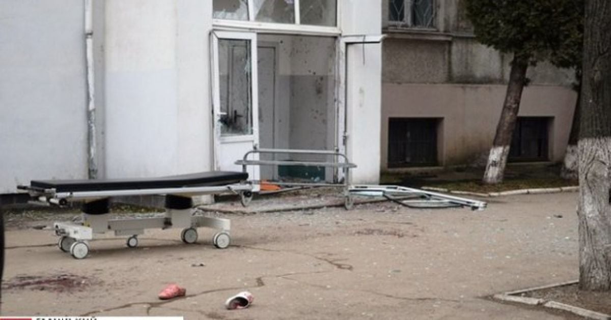 Від вибуху гранати в пологовому будинку повибивало скло у вікнах