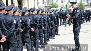 В Киеве приняли присягу патрульные / © Украинская правда