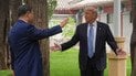 Си Цзиньпин и Дональд Трамп во время встречи в Пекине