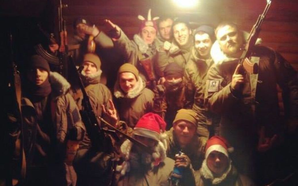 Полк "Азов" встречал Новый год в Урзуфе на экс-даче Януковича / © facebook.com / батальон "Азов"