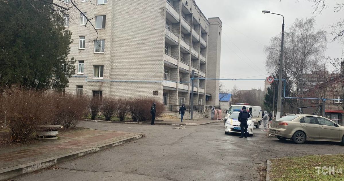 Больница Запорожье после пожара