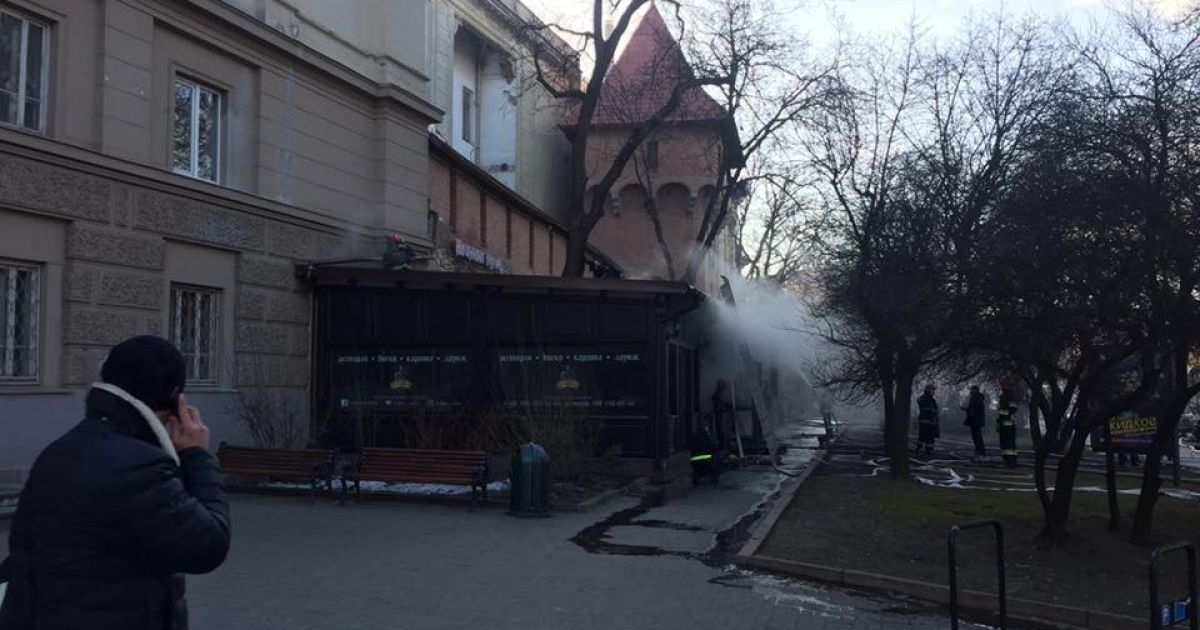 пожежа у львові в ресторані_4 / © facebook/Ігор Зінкевич