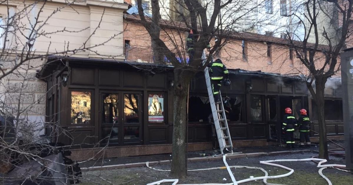 пожежа у львові в ресторані_6 / © facebook/Ігор Зінкевич