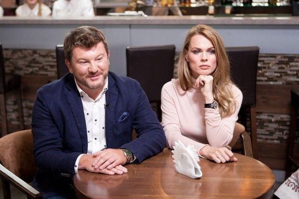 Ольга Фреймут та Дмитро Борисов / © прес-служба каналу "1+1"