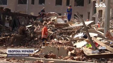 Обстріл рашистами гуртожитка у Харкові: на руїнах будівлі продовжують шукати людей