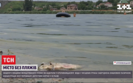 У трьох річках Кропивницького вже 10 років забороняють купатись