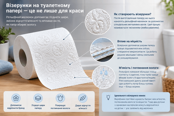 Секрети візерунків туалетного паперу / © ТСН