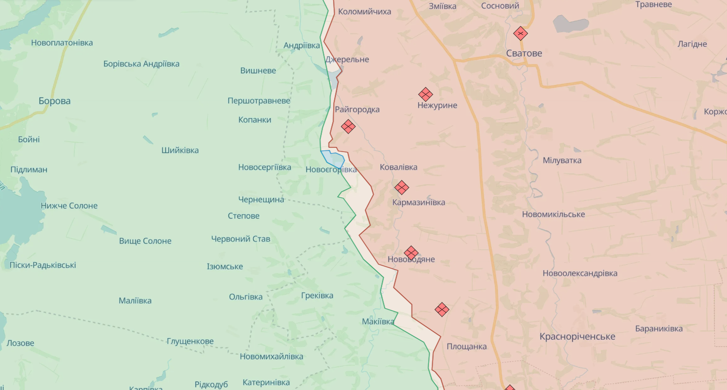 Ситуація на східному фронті / © Deepstatemap