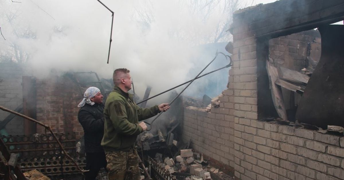 пожежа в Авдіївці_9 / © Facebook/пресс-центр штаба АТО