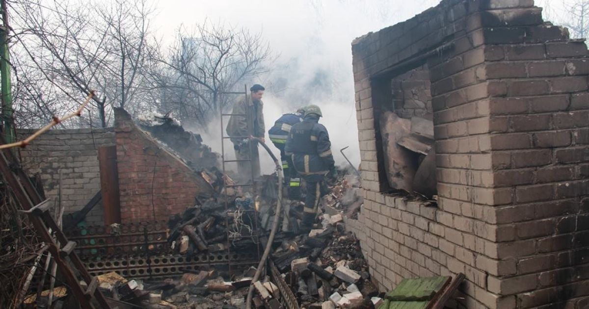 пожежа в Авдіївці_16 / © Facebook/пресс-центр штаба АТО