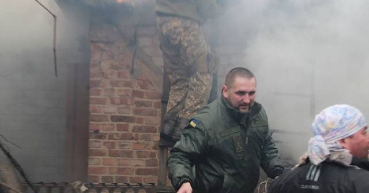 пожежа в Авдіївці_11 / © Facebook/пресс-центр штаба АТО