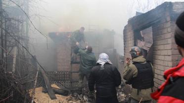 пожежа в Авдіївці_18 / © Facebook/прес-центр штабу АТО
