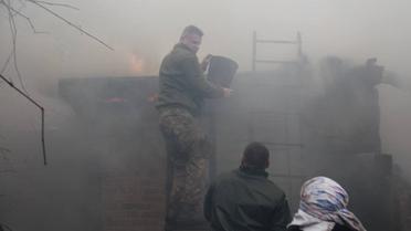 пожежа в Авдіївці_10 / © Facebook/прес-центр штабу АТО