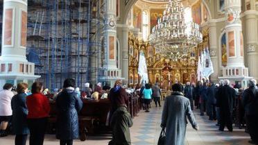 У церкві на Львівщині показали Путіна, який горить у пеклі / © zaxid.net